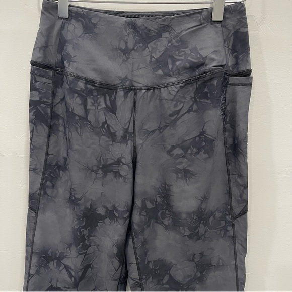 Calia Grey Black Printed Jogger Pants Aladdin Size Small Side Pocket - Picture 3 of 11